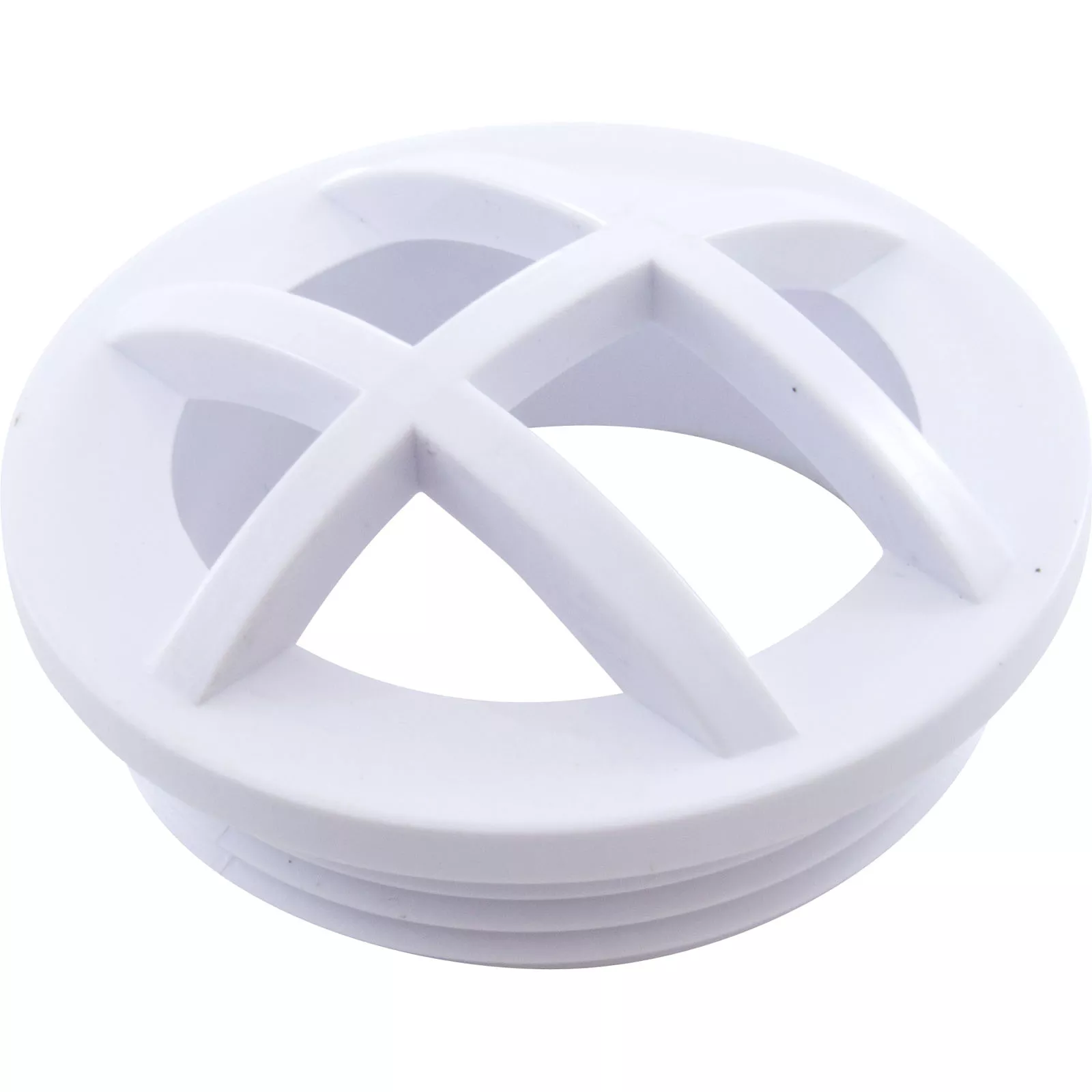 1.5" MPT White Safety Grate Insert Fitting