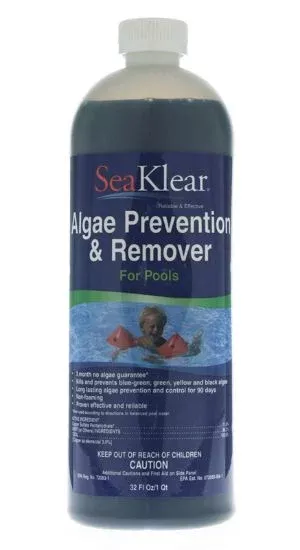 1 QT ALGAE PREVENTION & REMOVER ALGAECIDE EACH SEAKLEAR