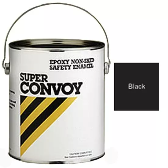 1 QT SUPER CONVOY EPOXY SLIP RESISTANT BLACK OLYMPIC KELLEY PAINT
