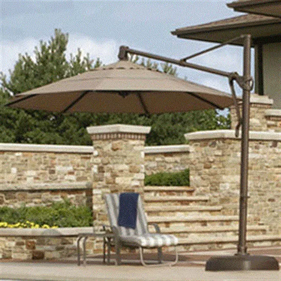 11' Oct Terra Cotta Umbrella No Valance