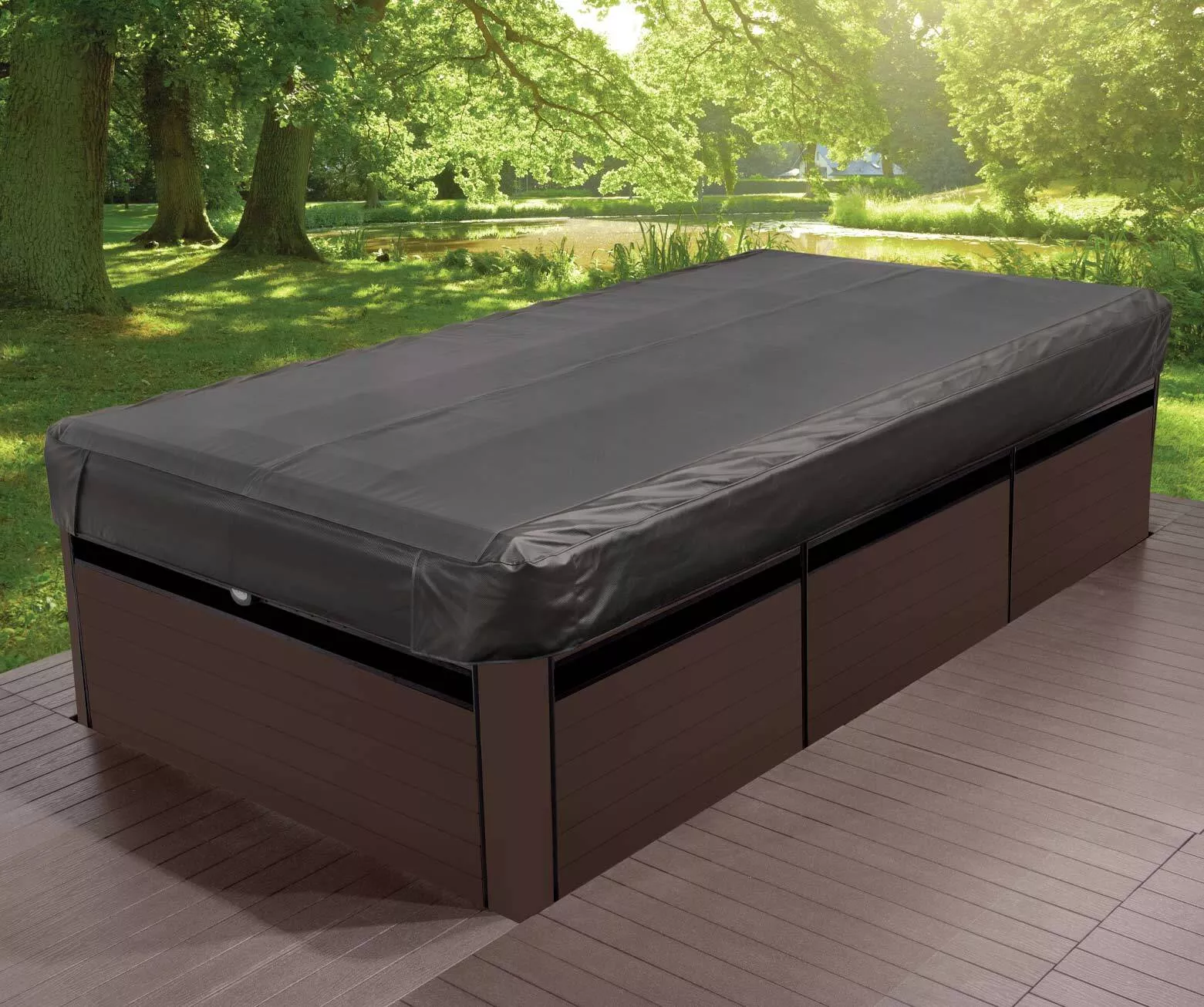 12ft Rolling Axis Swim Spa Cover