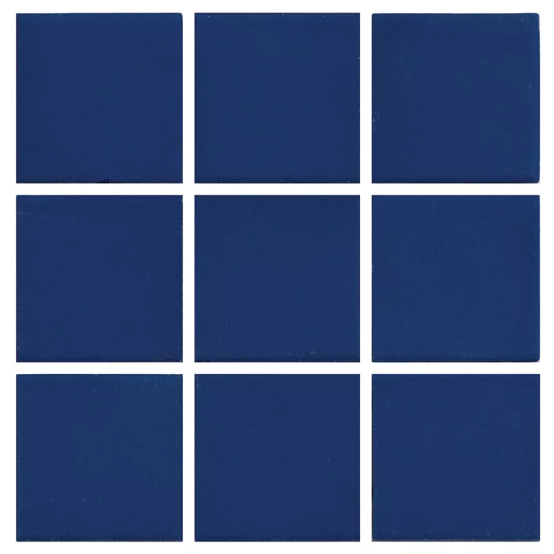 2" x 2" Unglazed Sapphire Sky Pool Tile