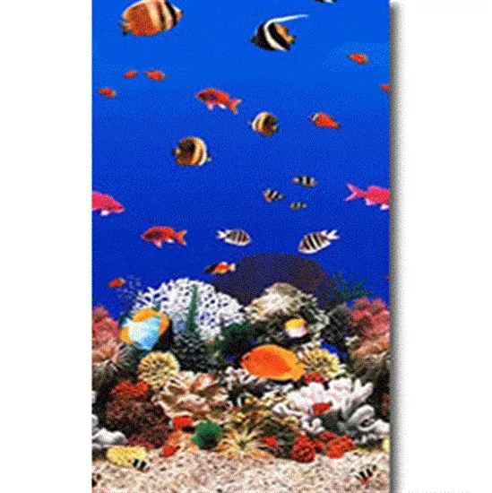 21 X 43 Oval Aquarium Tile Overlap Liner