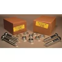 3" BUTTERFLY BOLT PACK, ZINC PLATED (No Gasket)