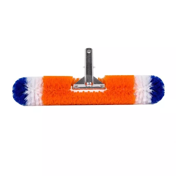 360-Degree Bristles Blue Torrent Pool Brush 18"
