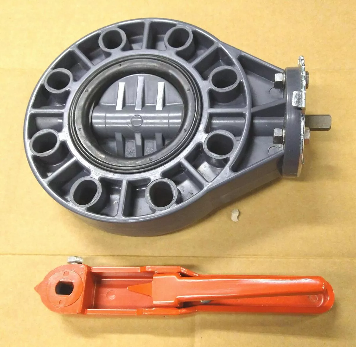 4" Butterfly Valve with Metal Lever Handle