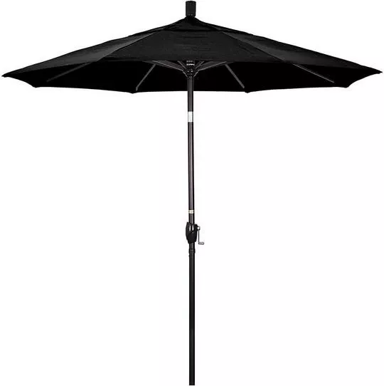 7.5 Ft Market Umbrella Bronze/Hunter Green