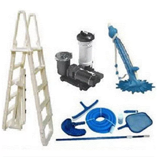 Above Ground Pool Equipment Pack for 21' Round Pool - Includes Small Cartridge Filter