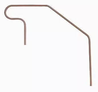 ADA Compliant 3-Bend Stair Rail (Non-Corrosive)