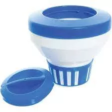 Adjustable 3" Chlorine Tablet Floater – Blue & White