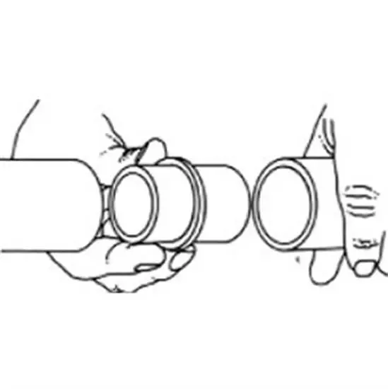 American Granby 1.5" PVC Pipe Insider Connector