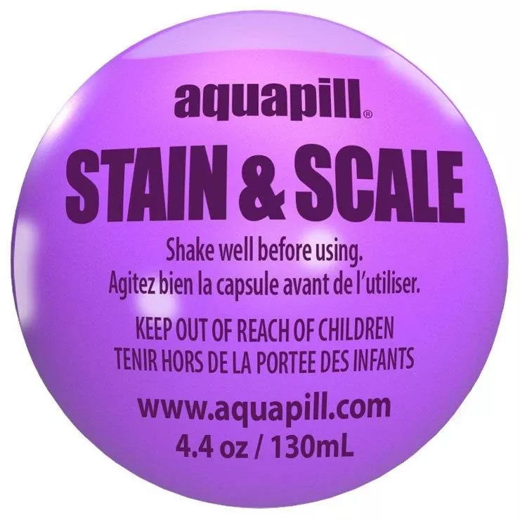 AquaPill – Stain & Scale Pill Pool Stain And Scale Protector, 4 Oz