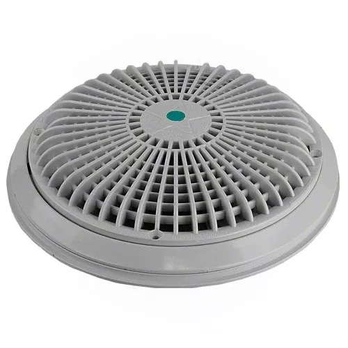 AquaStar 10" Round Star Universal Suction Outlet Cover - Dark Gray