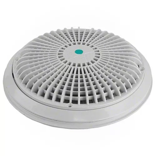 AquaStar 10" Round Star Universal Suction Outlet Cover - Light Gray