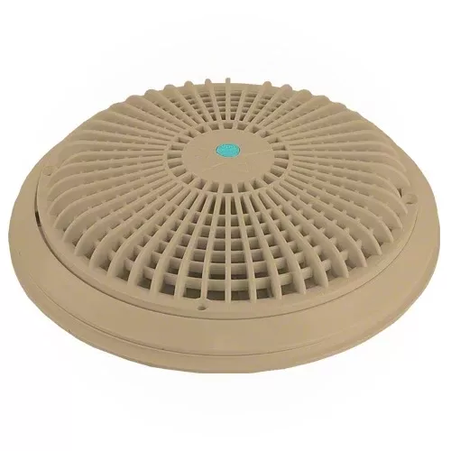 AquaStar 10" Round Star Universal Suction Outlet Cover - Tan