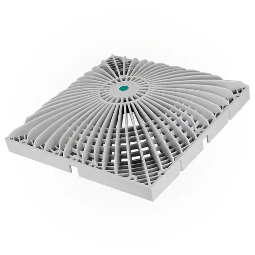 AquaStar 12" MoFlow Retrofit Suction Outlet Cover - Light Gray