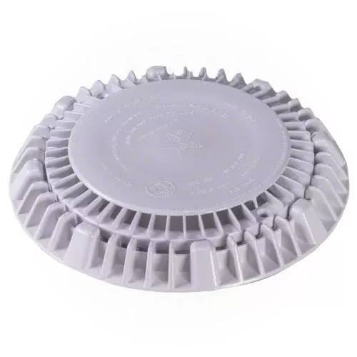 AquaStar 8" Round Suction Outlet Cover - White