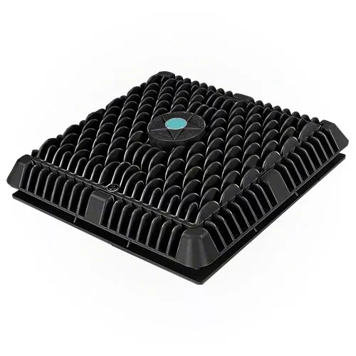AquaStar 9" Wave Suction Outlet Cover - Black