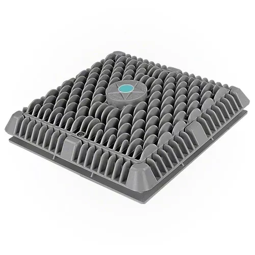 AquaStar 9" Wave Suction Outlet Cover - Dark Gray