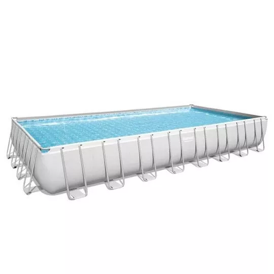 Bestway – Power Steel 31′ X 16′ Rectangle Above Ground Pool Set