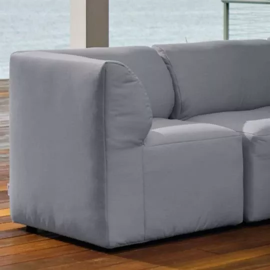 Big Joe – Patio Corner Chair, Light Gray