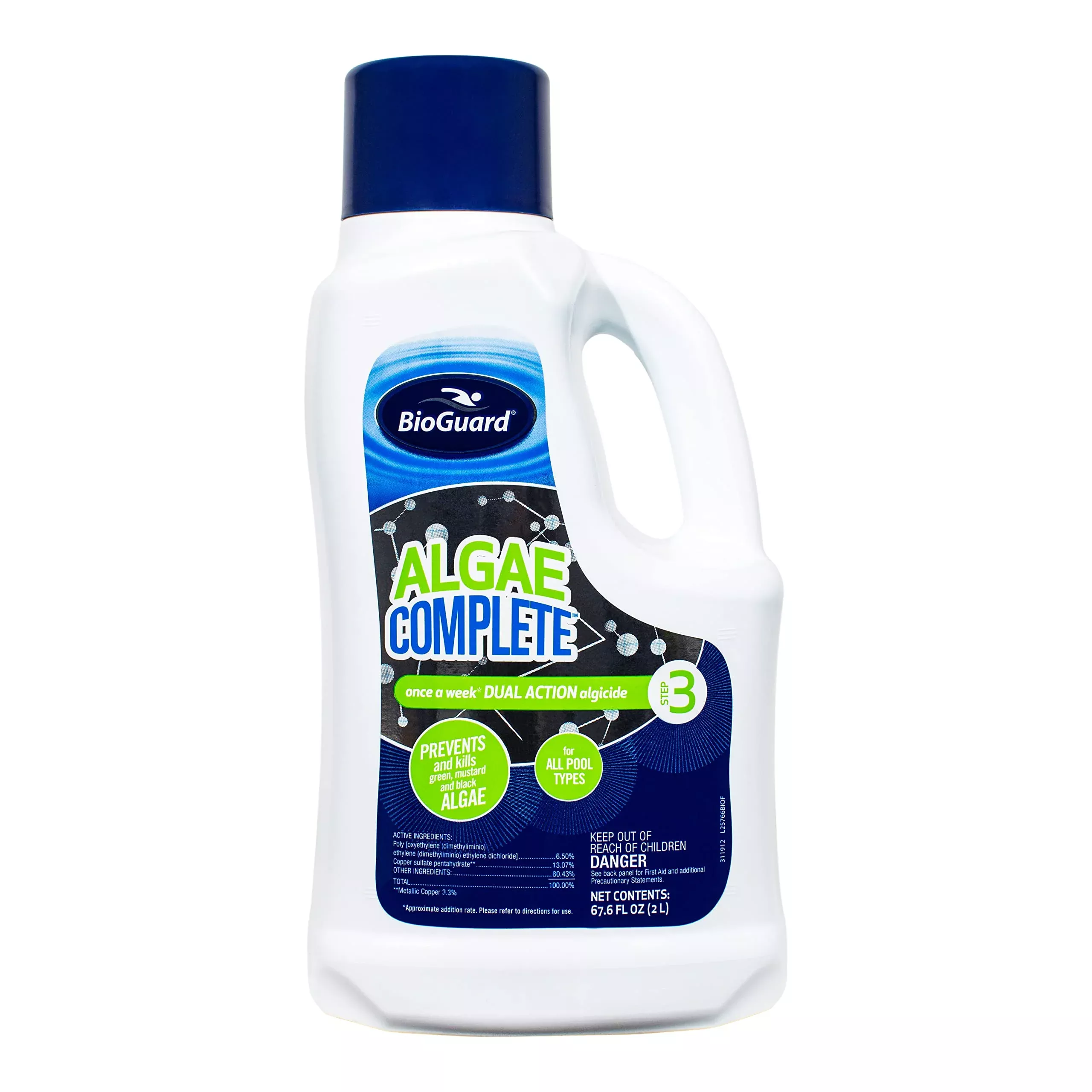 BioGuard Algae Complete 23744BIO – Dual-Action Algaecide 2 Liter