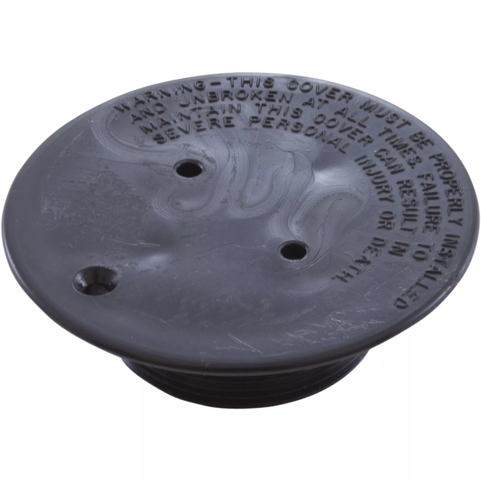 Black Adjustable Floor Inlet Fitting Cover Plate