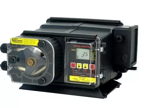 Blue White FlexFlo A100N Metering Feeder Pump 115V - 3-8" OD 24 GPD Compression Nuts