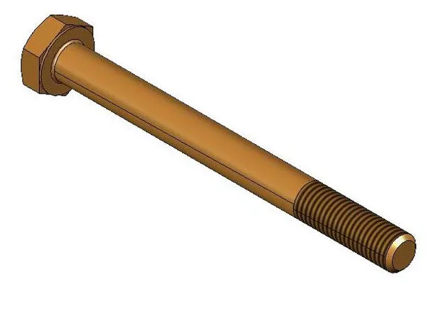 Bolt 1/4-20 x 2 3/4" HHCS Grade 8 (shifting bolt for double dog)