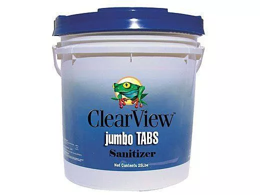 Clearview 3" Jumbo Chlorine Tablets – 50 lb Bucket