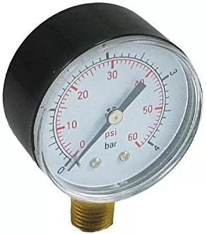 CMP Pressure Gauge 0-60 PSIBottom Mount 25501-000-800
