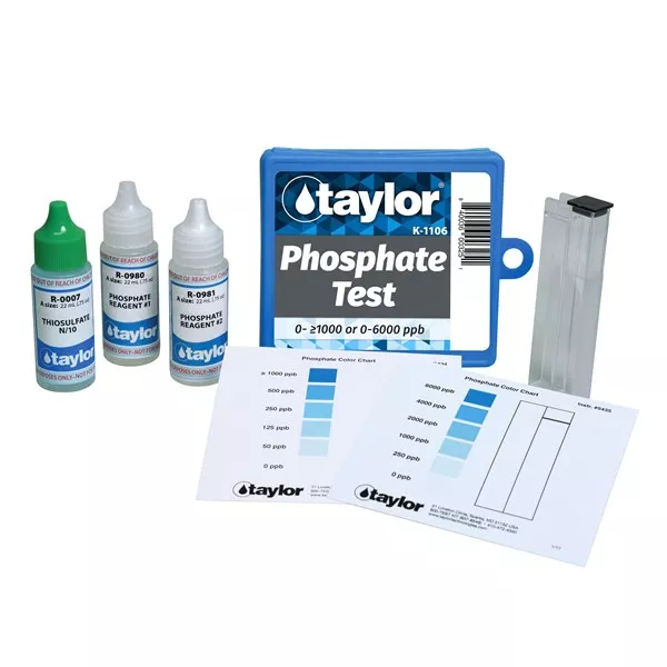 Color Card Comparator, Phosphate, Stannous Chloride, 0- =1000 or 0-6000 ppb