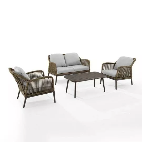 Crosley – Haven 4-Piece Outdoor Wicker Conversation Set