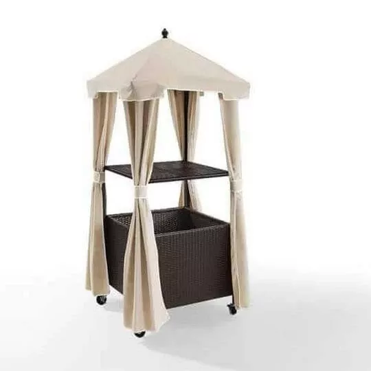 Crosley – Palm Harbor Wicker Towel Valet