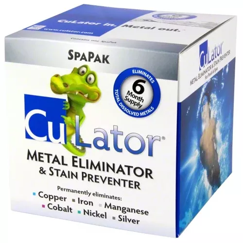 CuLator SpaPak Metal Eliminator & Stain Preventer