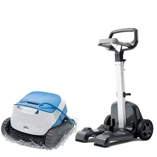 Dolphin – Dolphin Proteus DX4 Robotic Pool Cleaner With Universal Pro Caddy Bundle