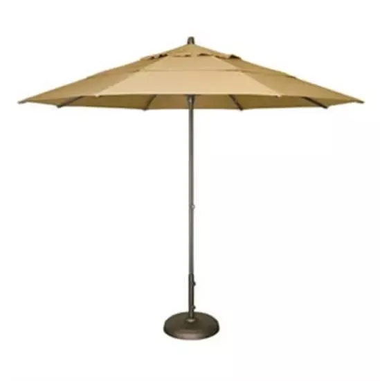 Easy Glide 11' Octagon Umbrella - Champagne Linen