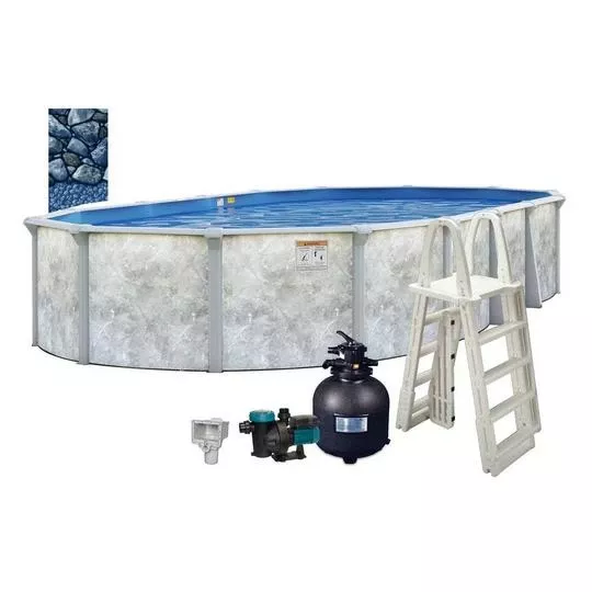 Eden 12’x24′ X 52″ Oval Above Ground Pool Package