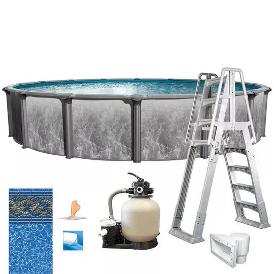 Emotion 24′ X 52″ Round Above Ground Pool Package