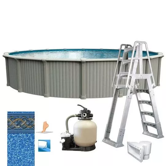 Excursion 18′ X 54″ Round Above Ground Pool Package