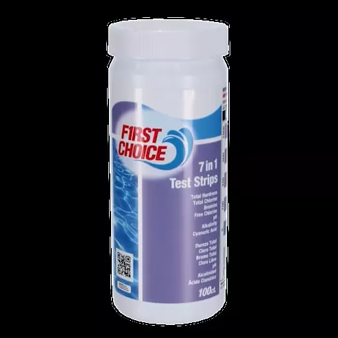 First Choice 7-Way Pool Test Strips 100 Count