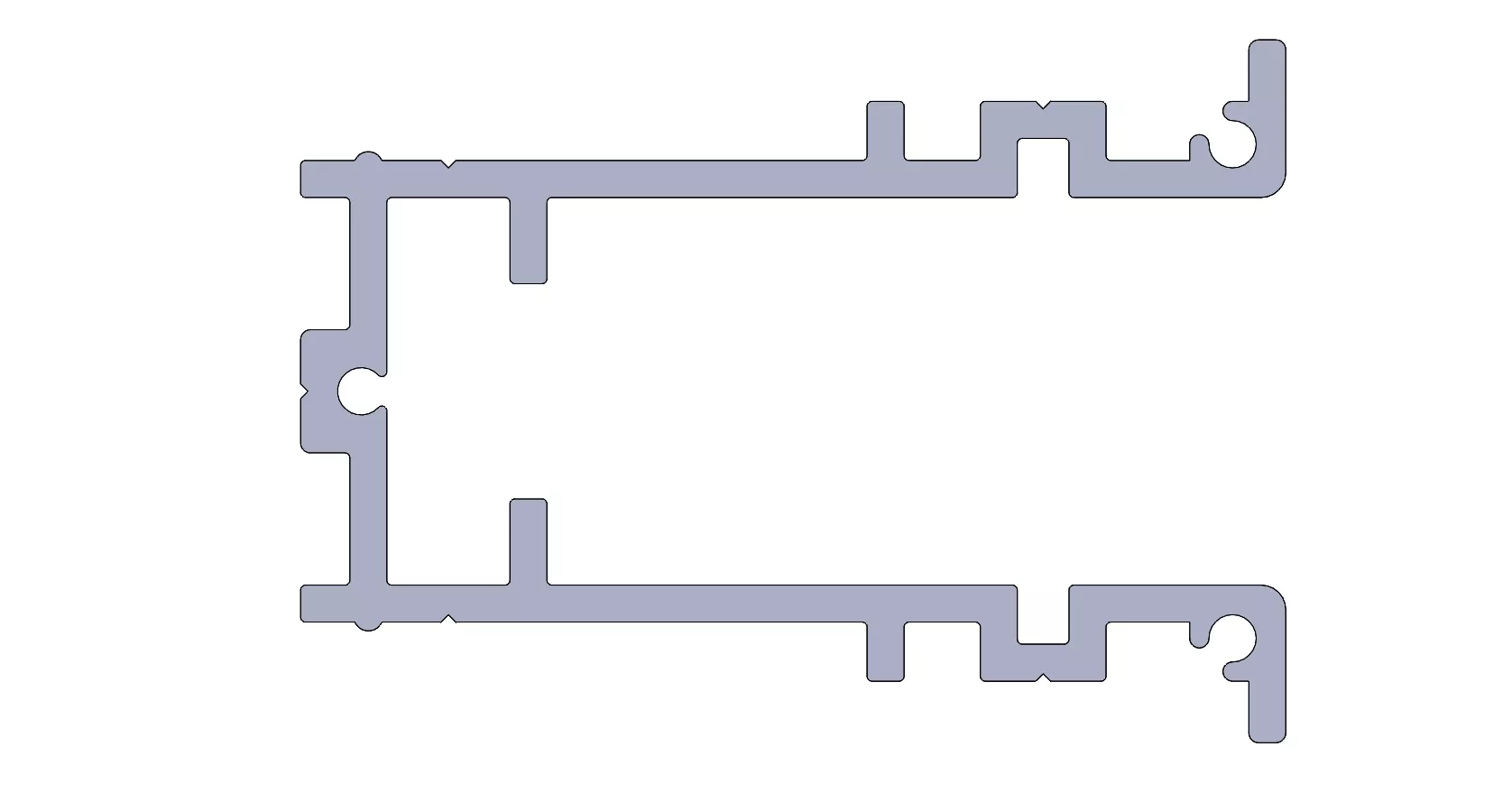 Flush Track Channel 22'