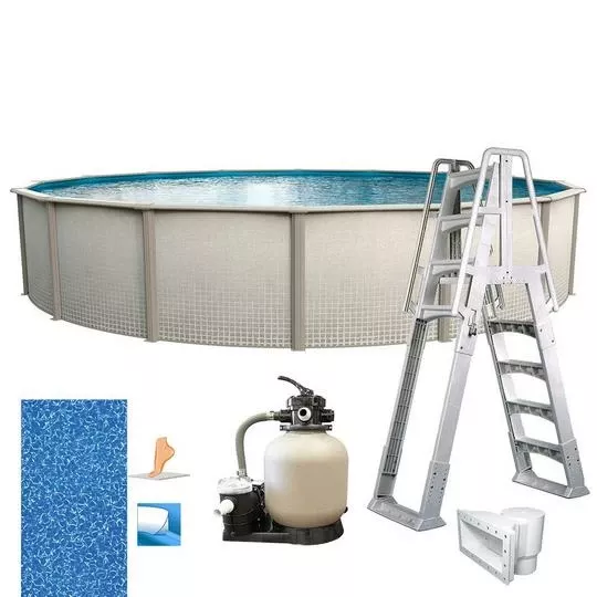 Freestyle 24′ X 52″ Round Above Ground Pool Package