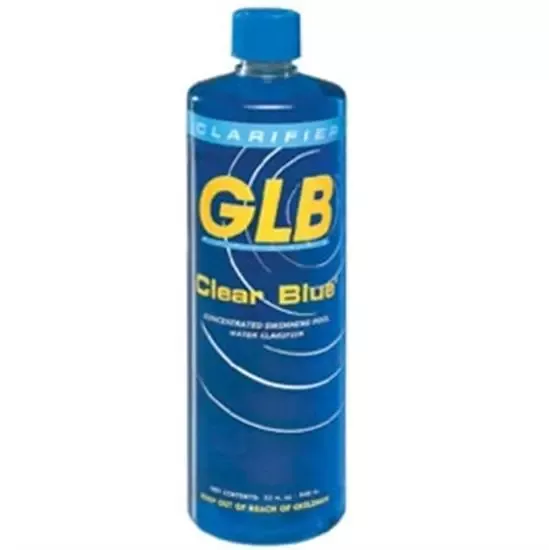 GLB Clear Blue Water Clarifier 1 Quart - 12 Bottles