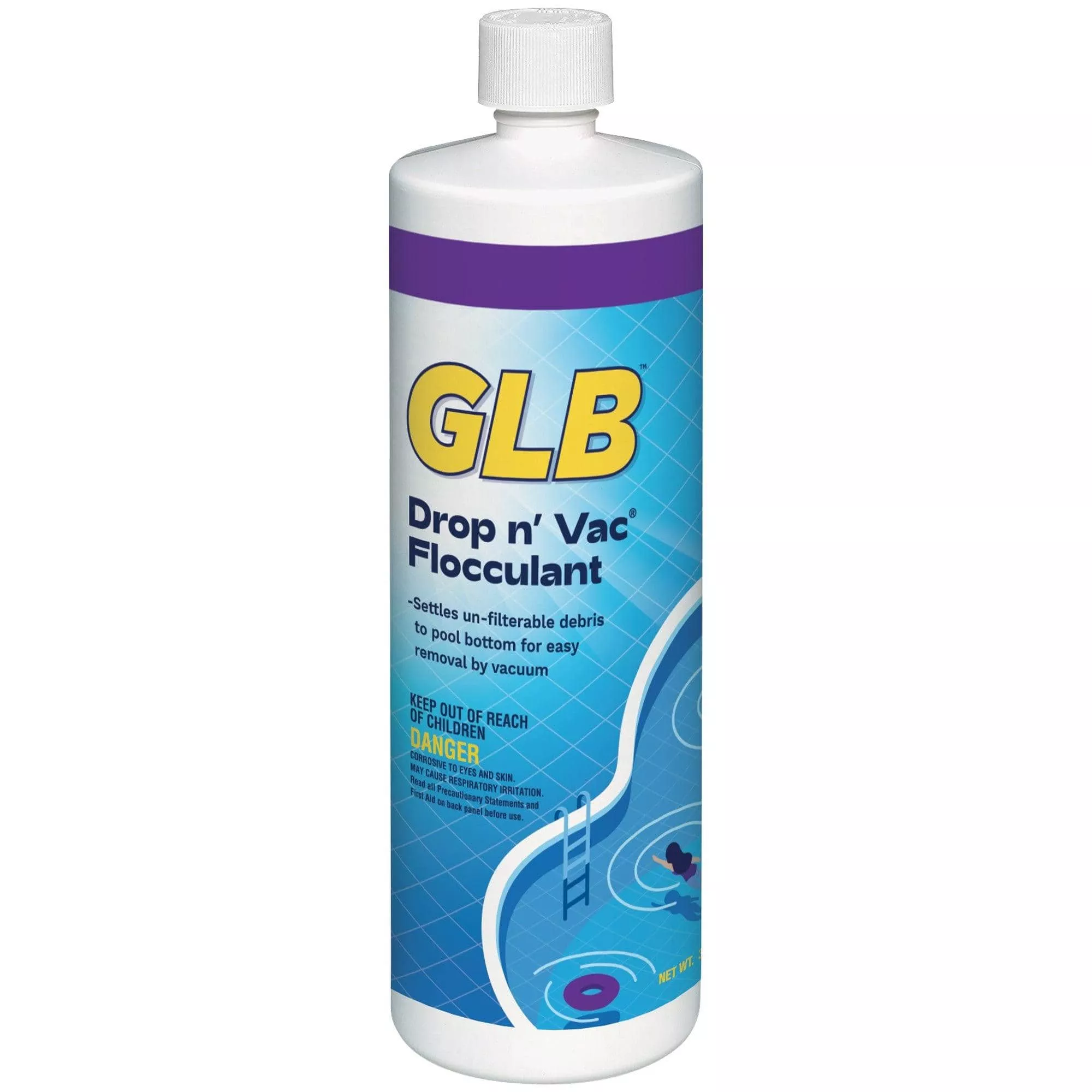 GLB Drop n’ Vac – Fast-Acting Pool Flocculant
