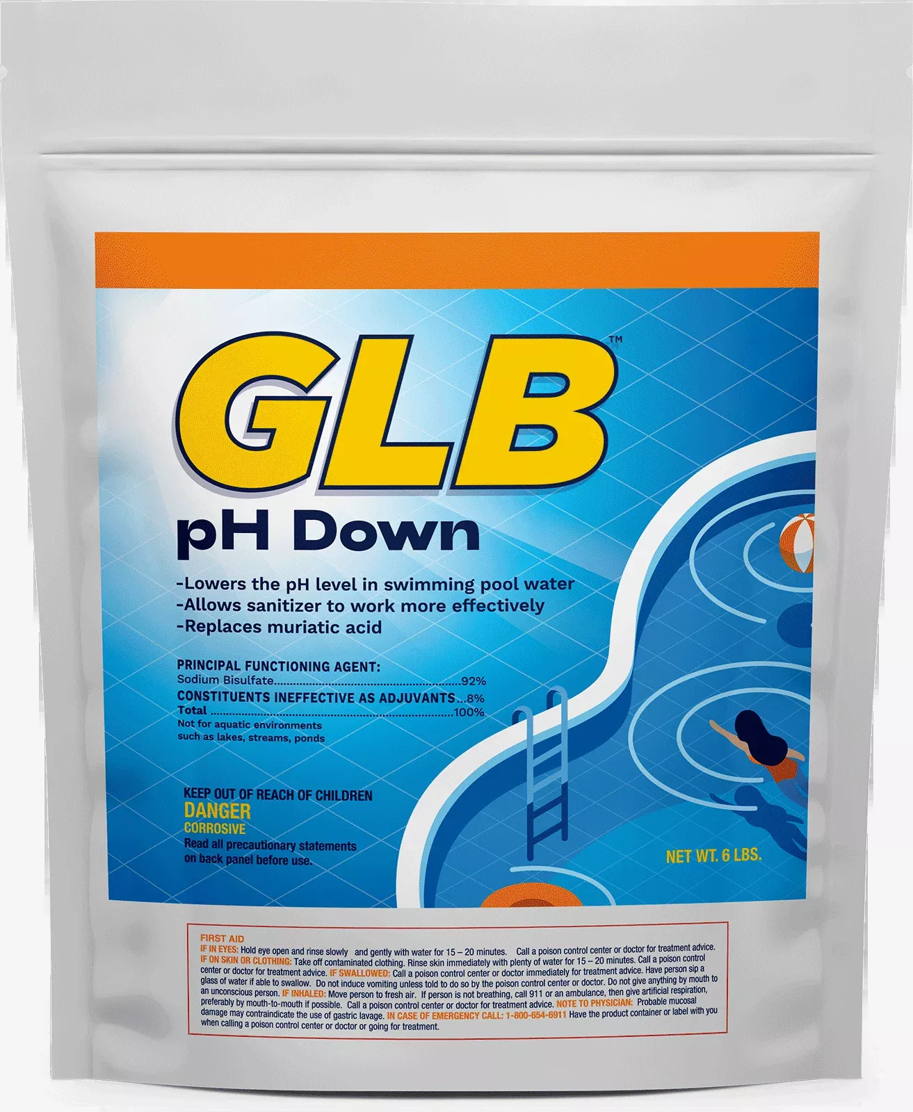 GLB pH Down 6 lb.
