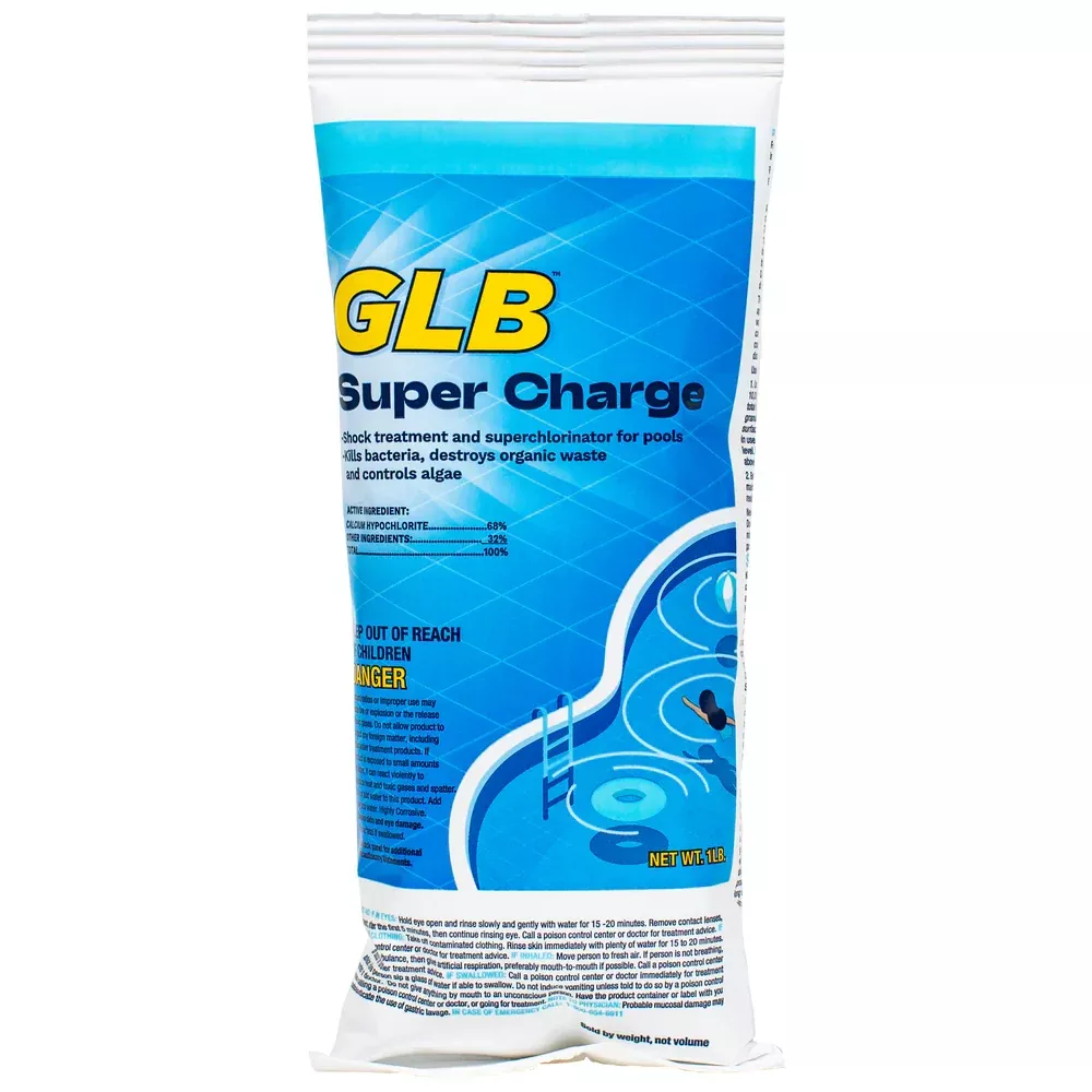 GLB Super Charge Cal Hypo Granular Chlorine Shock, 1 lb Bag | 71428A