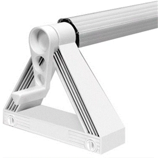 GLI 20' Cyclone Inground Solar Reel System with 4" Tube