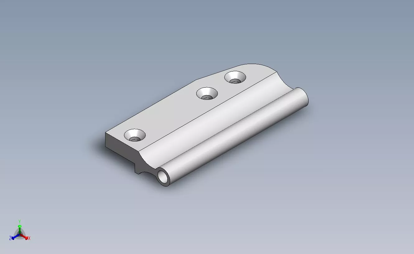 Glider Under Adjustable ABC Left Hand Non-Slotted Assembly