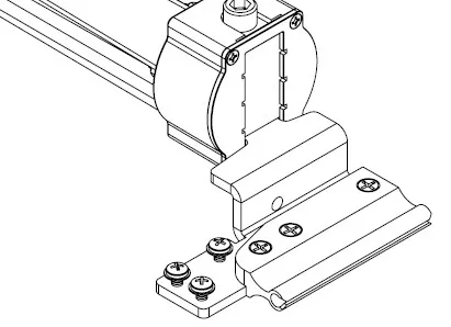 Glider Under Adjustable B Assembly Set (slotted)